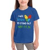 playera de concientización sobre el autismo para niños, diseño de