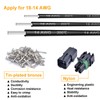 Twippo 10 Kits 2 Pin Connector Weather Pack Connectors Kit