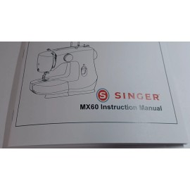 Singer MX60 Sewing Machine Owners Manual reproduction