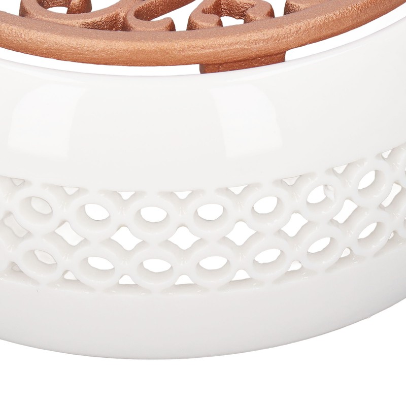 Ceramic Teapot Warmer Hollowed Pad Concave Bottom Practical Multifunction Teapot