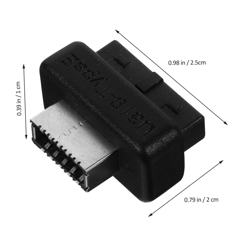 Operitacx USB Frontplattenadapter zu USB Adapter Pin Header für PC