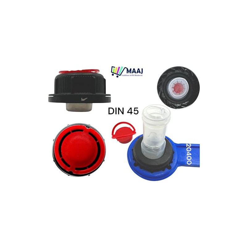 MAAJ Canister Empty Selectable Lid 3 or 5 or 10