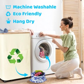 TIKNIK Expandable Shopping Bags, 1Pcs Foldable Reusable Grocery Bags, Portable Magic Stretch Pleated Tote Bags for Groceries Travel & Shopping (Blue White Floral)