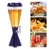 Beer Tower Dispenser 3L Cold Draft Beer Tower Beverage Dispenser