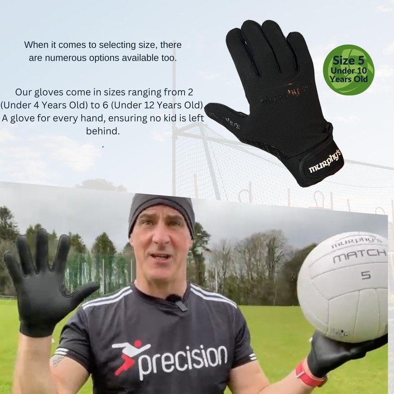 Murphy's Unisex Murphy's Murphy s Gaelic Gloves Junior, White, One