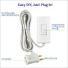 Leviton TBL03-10W Tabletop Slide Control Lamp Dimmer, 300-Watt, White, 1