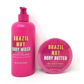 Brazil Nut Body Wash and Body Butter (Pack of 2)