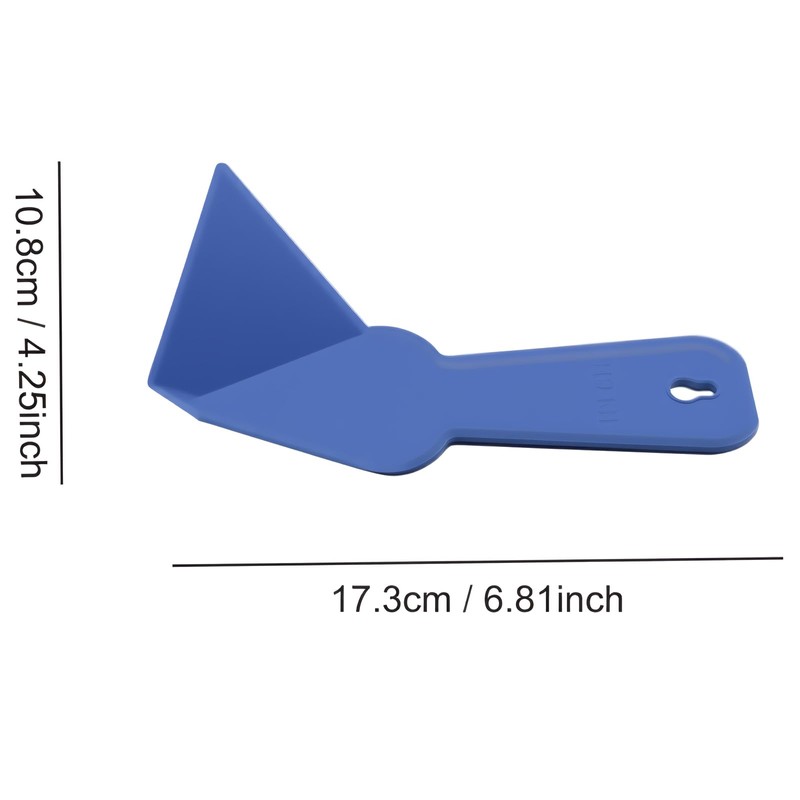 OZXNO 2 Pcs Drywall Trowel Plastic Corner Knife Blue Inside