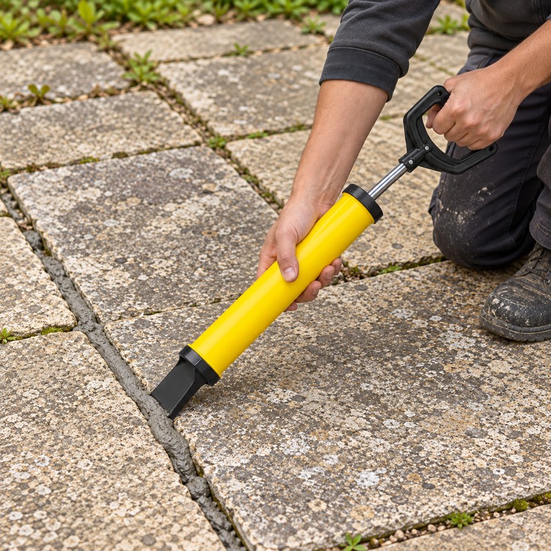 Manual Grouting Gun Mortar Sprayer Applicator with 4 Nozzles, Cement