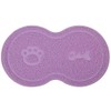 DM 8-Shaped Small Cat Litter Box Debris Catcher Mat, 18x10