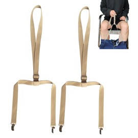 2PCS Clip and Pull Dressing Aid，Dressing Aid for Pants, Dressing aids for Disabled and Elderly, Seniors, Handicap People, Pregnant Women (Khaki)