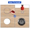Uenhoy 20 Pcs Black Air Vents 2.1" (53mm) Circular Soffit