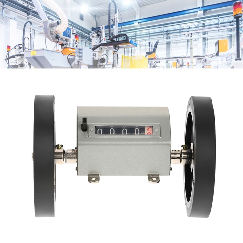 1pc Rolling Wheel 5 Digits 0‑9999.9 Length Counter Max Speed