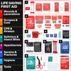 SurviveX Small First Aid Kit for Car, Travel & Home