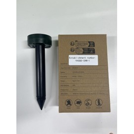 Solar Mole Repellent Stakes, Outdoor Waterproof Ultrasonic Animal Repeller Groundhog Repellent Sonic Burrowing Mole Deterrent Spikes(8Pack)