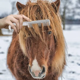 LIXADA Horse Mane Comb Aluminum Alloy Horse Comb Mane Tail Comb Metal Horse Care Tool 6.5IN / 3.9IN / 3.5IN / 3.2IN