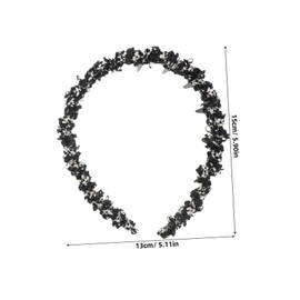 FRCOLOR 2pcs Elegant Wavy Hair Headband Nonslip Design for Washing Face Hair Styling Fashionable Braid Headbands for Women Warm Autumn Winter Accessories