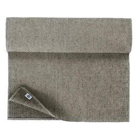 Linen & Cotton Beautiful and Noble Wide Table Runner Honeycomb - 100% Linen, Black Beige (47 x 130 cm) Table Decorations Table Linen for Home Living Room Dining Event Wedding Reception Christmas