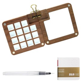 3 Pcs Set Pocket Artist Watercolour Travel Set, Mini Watercolour Paint Set Travel, Pocket Artist Watercolour, Mini Portable Watercolor Travel Set, For Painters Artists Students (Pigment Not Included)