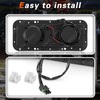 TODO Headlight Housing Base with Chrome Dual Headlight Bezel Compatible