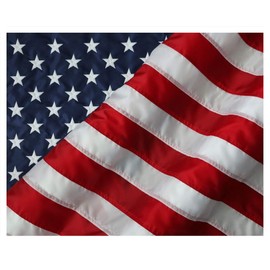 American Flag & Pole Co. 6x10 ft American Flag, Nylon US Flag - Sewn Stripes and Embroidered Stars - Made in The USA