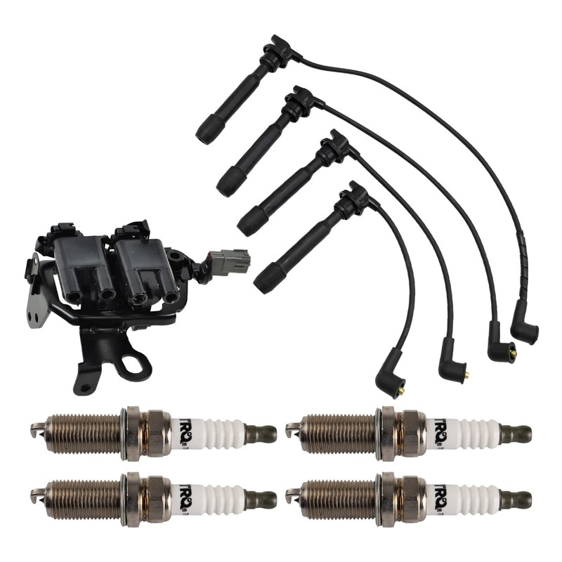 TRQ Ignition Coil and Spark Plug Kit 6 Piece Iridium
