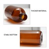 YBCPACK 8 Pack 250ml Plastic Soap Dispenser Bottles,Amber Pump Bottle