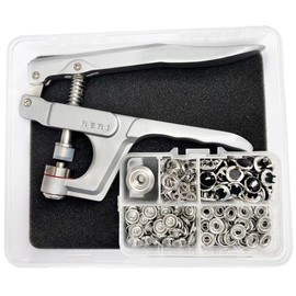 Pearl Snaps with Fastener Pliers Press Tool Kit 40 Set Snap Fasteners Kit Snap Buttons for DIY, Sewing and Crafting