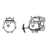 Nyanko Daishouten Original Sticker Set Gamatoto & Nyanko Team (Bottom