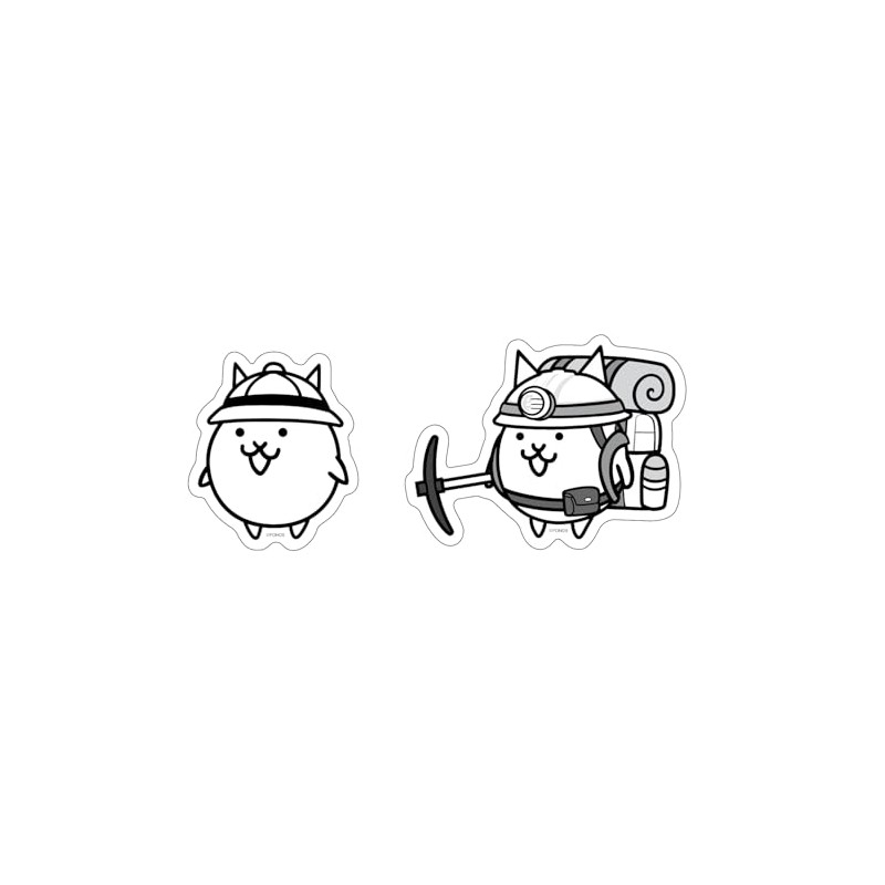 Nyanko Daishouten Original Sticker Set Gamatoto & Nyanko Team (Bottom