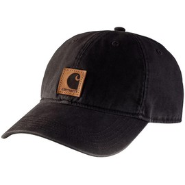Carhartt Canvas Cap 100289 Outdoor Hat, 100% Cotton, Simple, Black (001)