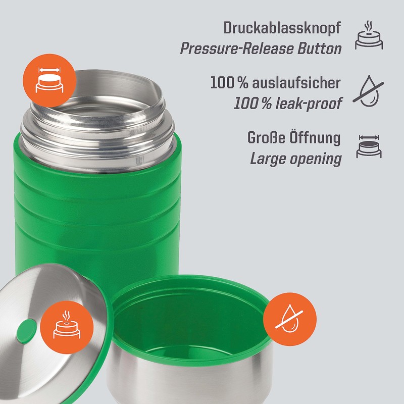 Esbit Majoris Thermal Food Container 800 ml in Apple Green