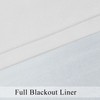 Full Blackout Pinch Pleated Window Curtain for Bedroom Window Treatment