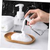 STOBAZA 2pcs Foaming Pump Bottle for Women Refillable Transparent Dispenser