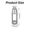Square Hole Drill Bit Adapter with 3Pcs Drills, Aluminium Alloy
