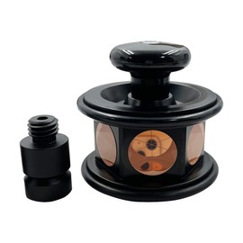 ATP3 for Trimble 360 Prism Surveying Robotic ATR Total Station, 360 Degree Prism Reflector with Level Buble, Auto Tracking Measurement, Joint 5/8" x11 Female Thread (Copper Coated)