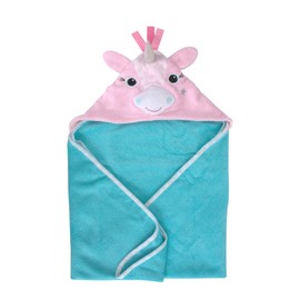 Zoocchini Baby Towel with Hood – Allie Unicorn – 100% Cotton