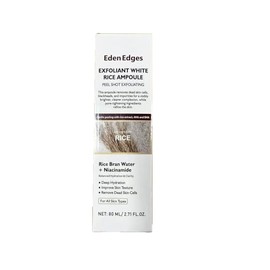 Face Peel Shot Glow White Rice Extract Peeling, Face & Body Scrub Serum, Dead Skin Cell Remover for All Skin Types-80ml/2.7Fl oz