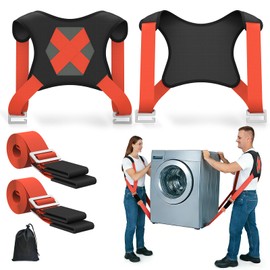 NOCOEX 2-Person Moving Straps for Lifting - Shoulder Lifting and Moving System with Back Support for Movers Easily & Safely Carry Appliance Furniture Mattresses Heavy Object Up to 880 lbs