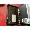 Day-Timer Wire-Bound Leather Organizer System Agenda Brown # 68444