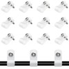 Rierdge 100 Pcs 1/2 Inch R-Type Clip Clamp, Nylon P-Type