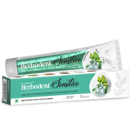 Herbodent® Sensitive Toothpaste - 6.53 Oz Pack of 6 | Enamel Repair & Cavity Protection, Fluoride Free, Sensitive Care with Natural Mouthwash & Gum Strengthening Herbs - Clove, Tomar, Long Pepper...