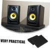 SUPVOX 2pcs High-density Speaker Isolation Pads Odorless Foam Cushion for