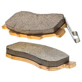 NICHE Front Brake Pad Set for Honda Big Red 700 Pioneer 500 520 700 06451-HL3-A00 06452-HL1-A01 Front (Ceramic)