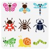 FINGERINSPIRE Cartoon Animals Stencil for Painting 11.8x11.8 inch Hollowed Butterfly