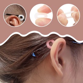 12 Paar Silikon Brillen Ohrenkissen,Komfort Silikon Anti-Rutsch-Halter für Gläser,Bunt,Brillenhalter Ohr,Brillen Rutsch Stopper,Brille Rutschstopp,Antirutsch Brillenbügel,Brillenhalter Sport