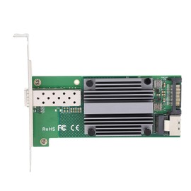 10GB Ethernet NIC Card, M.2 B+M Key SFP+, High Speed Data Transmission, Interrupt Throttle Control, IEEE 802.3, for Freebsd, ESXi