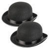 Schramm® Pack of 2 Melon Bowler Hat Round Melon Hat