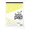 Silvine A4 Yellow Paper Dyslexia Refill Pad - Lined with