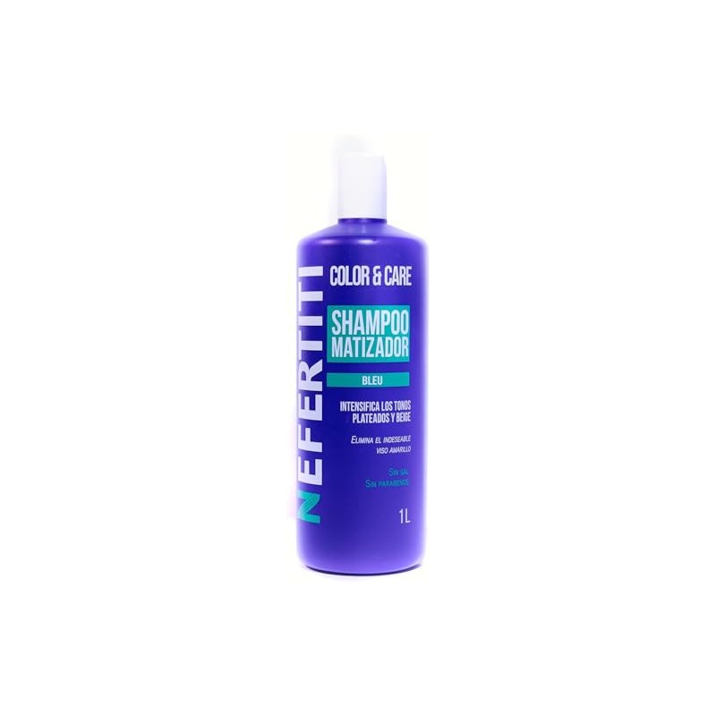 Shampoo Matizador Bleu Neferti 1L by Gaero | Intensifica Tonos
